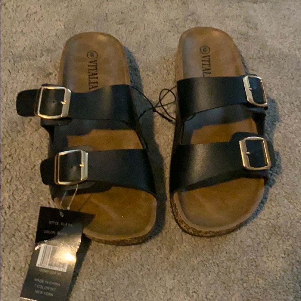 Black sandals